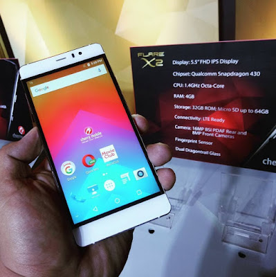 Cherry Mobile Flare X2; Octa Core Snapdragon 430; 4GB RAM, 16MP Camera for Php7,999