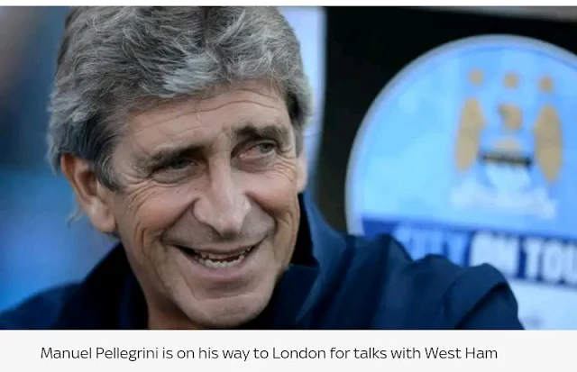 Manuel Pellegrini is close to agreeing deal to take over as West Ham manager