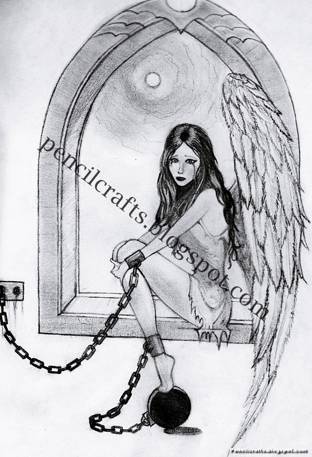 New Pencil Drawings Of Angels