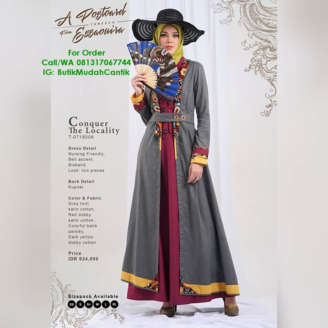 Butik Baju  Muslim Terbaru  2021 Gamis  Couple  Sarimbit 