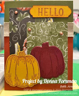 Second Sunday Sketches #41 card entry fall pumpkin thanksgiving hello card rustic harvest hello harvest