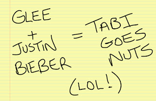 GLEE + Justin Bieber = Tabi goes nuts