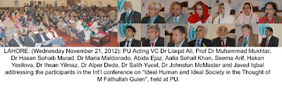 Speakers in Fethullah Gulen conference in Pakistan