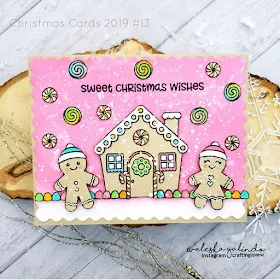 Sunny Studio Stamps: Jolly Gingerbread Customer Christmas Themed Card by Waleska Galindo