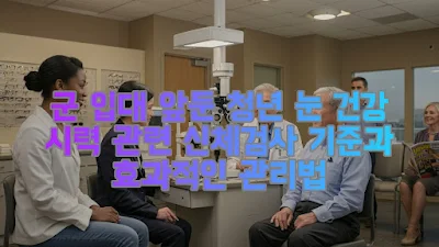 군 입대 앞둔 청년 눈 건강 시력 관련 신체검사 기준과 효과적인 관리법