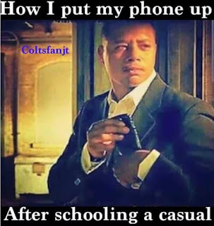 how I put my phone up after schooling a casual