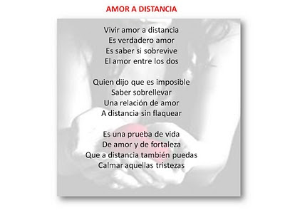 poesias de amor en la distancia