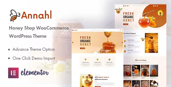 Best Organic & Honey Shop WordPress Theme