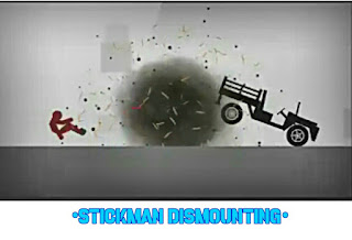 Stickman dismounting