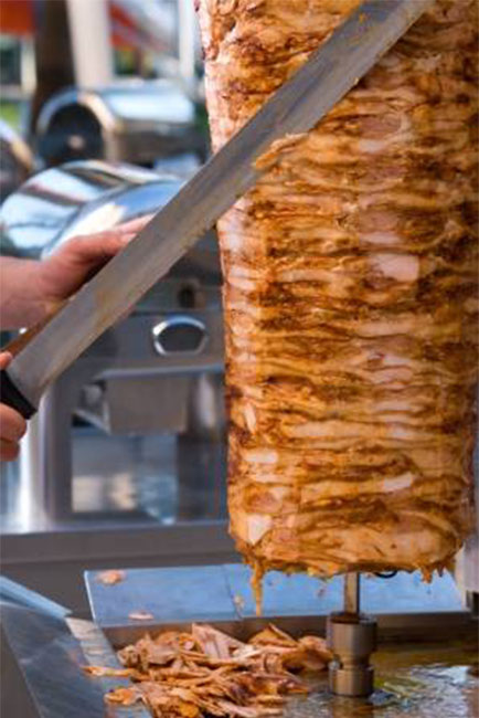 Lò nướng thịt Doner Kebab nướng thịt thơm ngon, không cháy xém