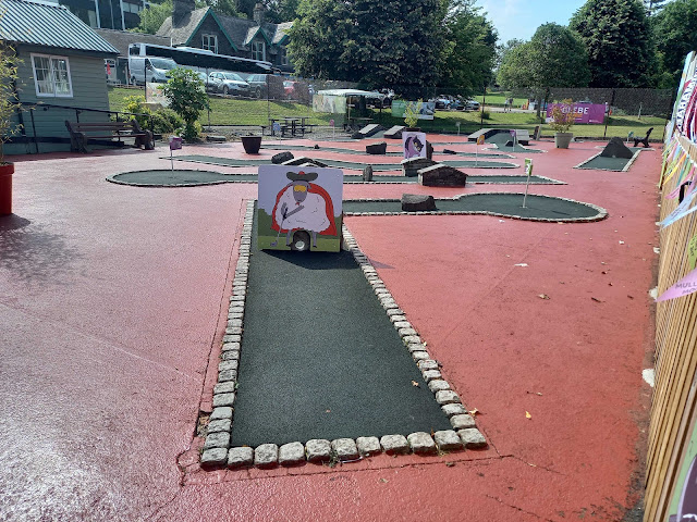 Crazy Golf at Glebe Park in Bowness-on-Windermere