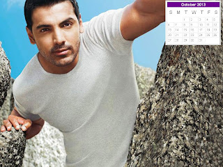 Bollywood Actors Desktop Calendar 2013