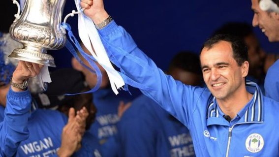 Roberto Martinez Oo Ka Tagaya Wigan Si Uu U Qabto Shaqada Kooxda Everton.