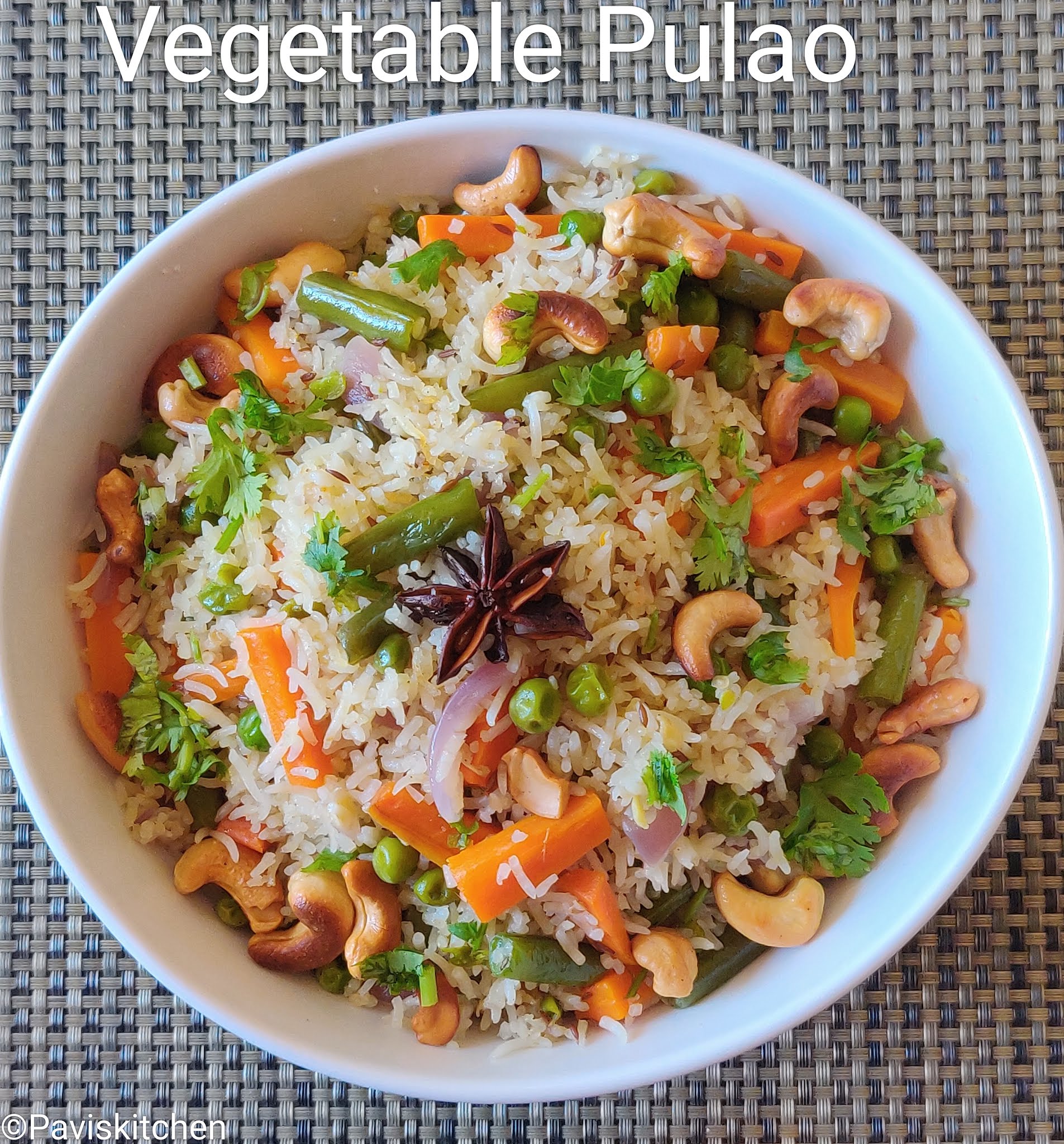 Pulao Recipe | Vegetable Pulav Recipe | One Pot Veg Pulao