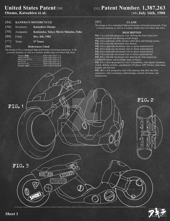 Kaneda's Power Bike from Akira, Image by Jadeedge