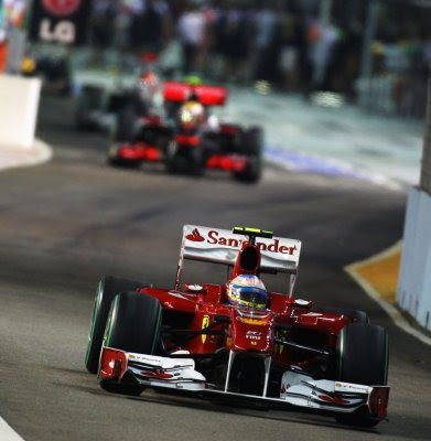 Formula 1: Singapore free practice 3