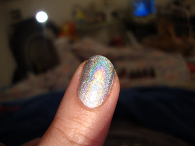 holographic nail polish. GOSH holographic nail polish.