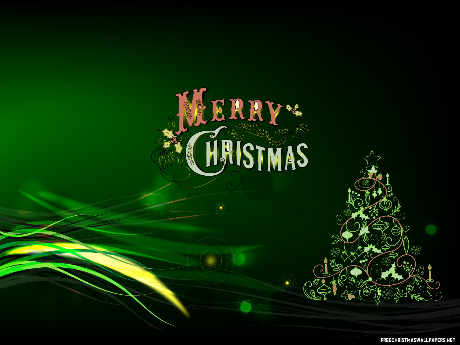 Green Merry Christmas wallpaper  annaharper