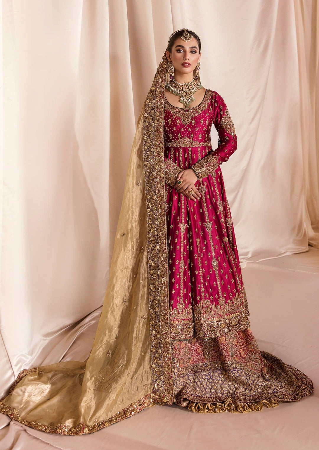 Pakistani Actress Hania Aamir Inspired Ethereal Bridal Looks | Nikah Bridal  Dress