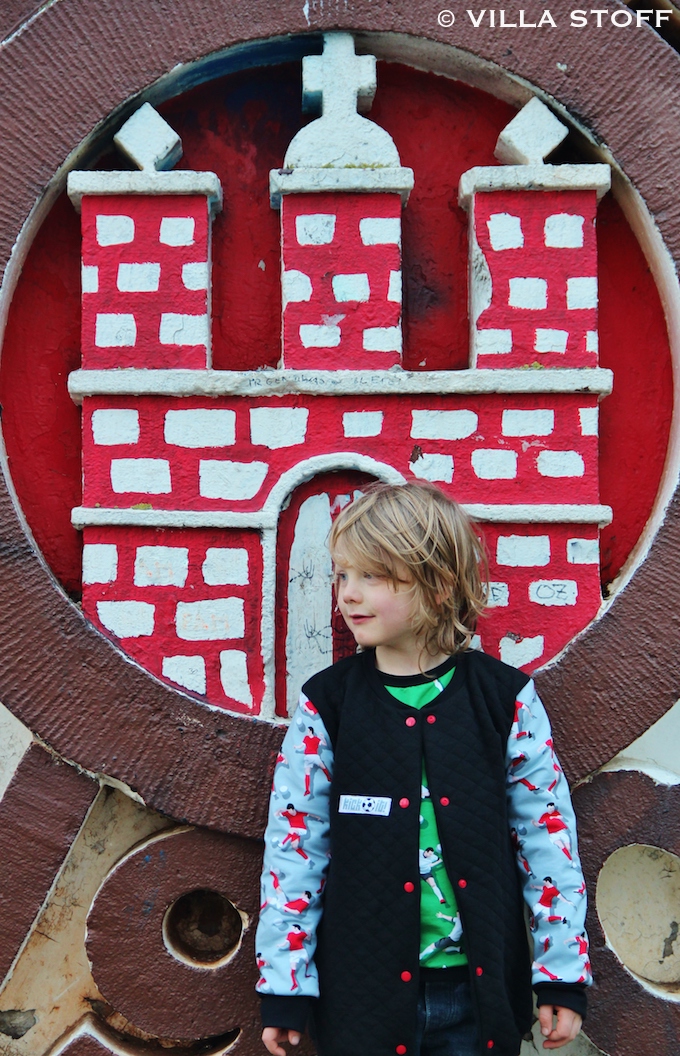 nähen für Kinder • Kick it! Fußball Stoffe von Hamburger Liebe