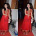 Tomato Red Sleeve Less Salwar