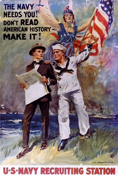 World War 1 Propaganda Posters France. PD Image: World War I U.S.