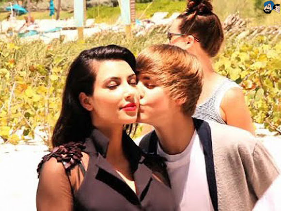 justin bieber kisses girl. justin bieber kissing boy on