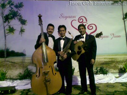 Live Band Performance – Trio (Guitar/ Singer, Sax & Double Bass) @ Wedding in KL