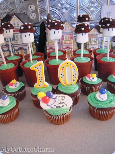 mario mushroom cupcakes