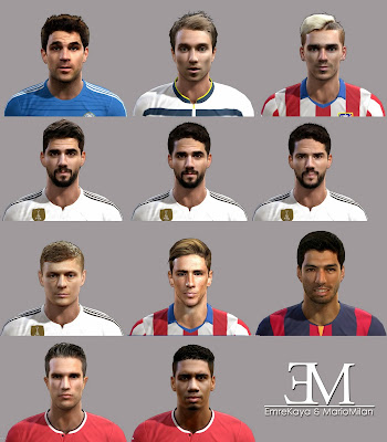 PES 2013 Megafacepack by MarioMilan