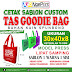 Tas Goodie Bag Spunbond Sablon Custom