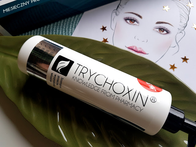 trychoxin - kuracja przeciw wypadaniu włosów - kuracja trychologiczna - szampon przeciw wypadaniu włosów - ampułki przeciw wypadaniu włosów - delia cosmetics - wypadanie włosów - łysienie