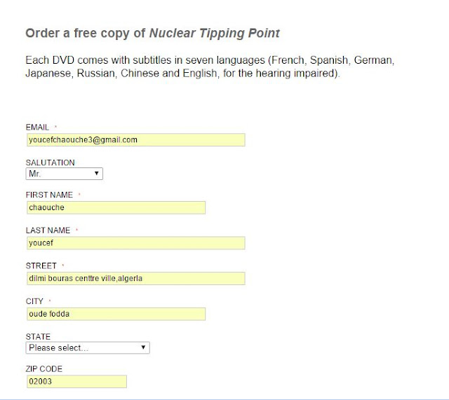 طريقة الحصول على DVD nuclear مجانا والى غاية باب منزلك 