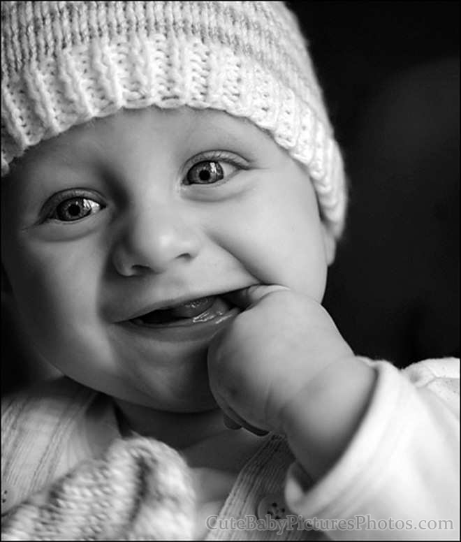 Cute Black and White Baby Pictures
