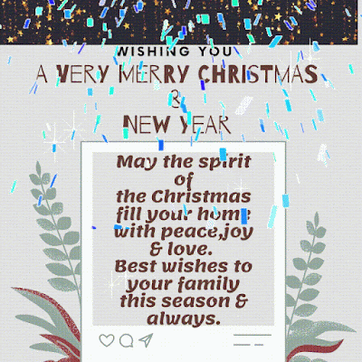 Merry Christmas & New year 2019-2020 Gif