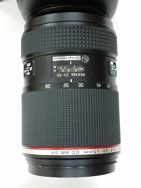 Pentax lens DA-645 28-45mm F4.5 ED AW SR