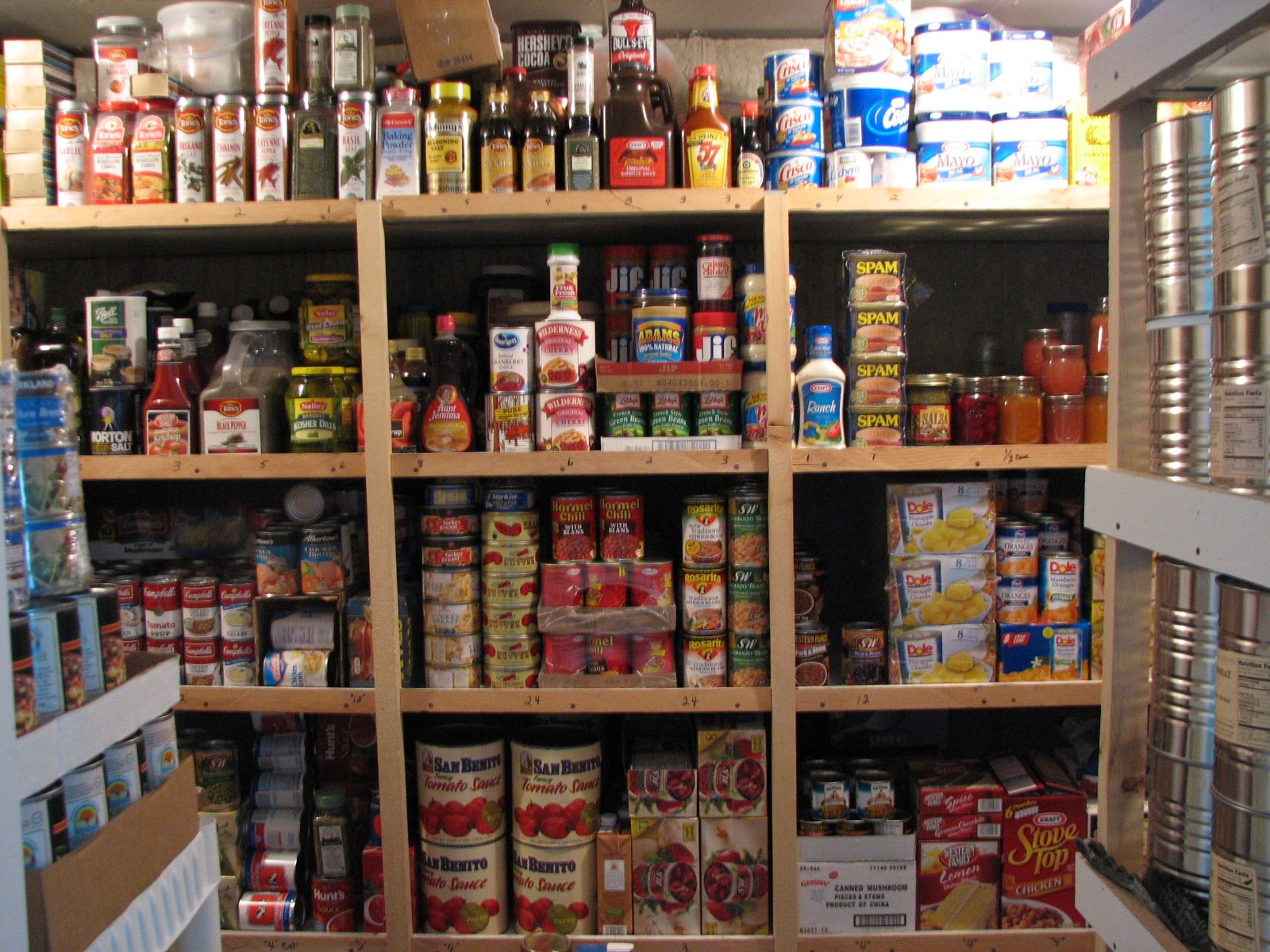 Preppers Food Storage