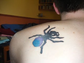 ant back tattoo