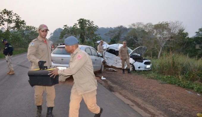 Trágico acidente mata casal de idosos na BR-364