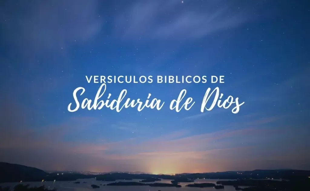 que dice la biblia sobre la sabiduria de Dios