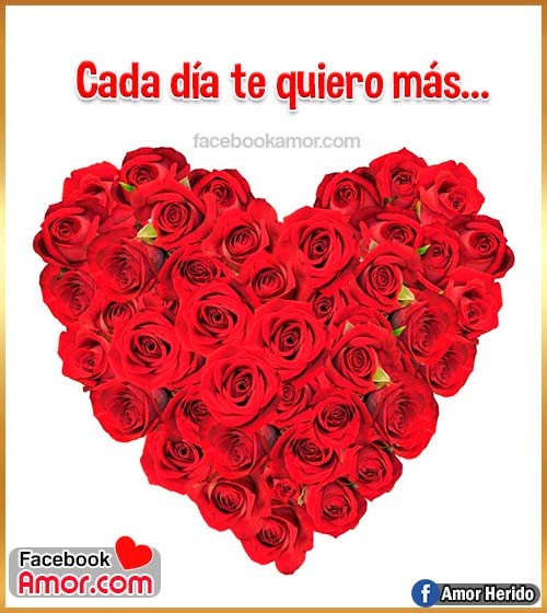 corazón y rosas rojas