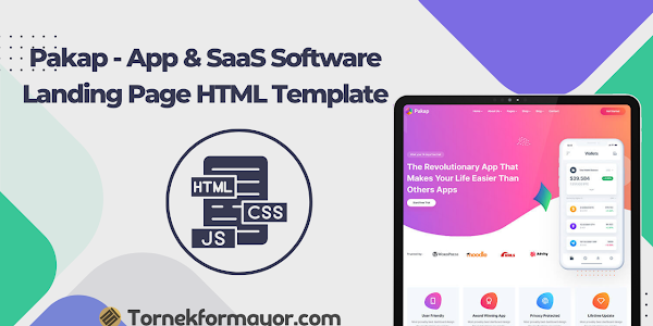 Pakap - SaaS Software Landing Page HTML Template 