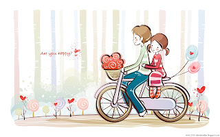 8. Cute Cartoon Couple Love Hd Wallpapers For Valentines Day