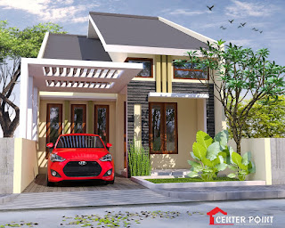 Jasa Arsitek di Pekalongan - Rumah Minimalis Modern Minimalist House Home Fasade 12