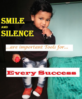 Inspiring Thoughts: Why Smile and Silence are Two Weapons of Every Successful Personalities