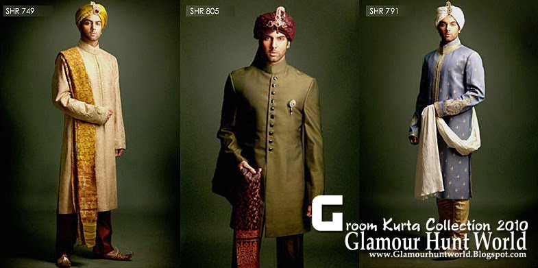 Deepak perwani groom kurta collection 201011 new kurta collection