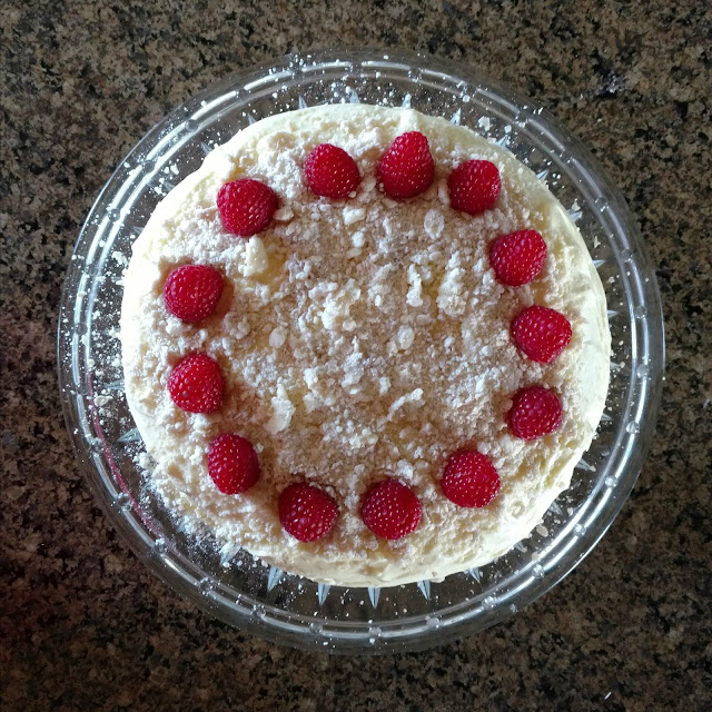 Moist white cake, fluffy lemon cream filling and a buttery crumb topping.  This cake rivals Olive Garden's lemon cream cake and you'd never guess it starts with a store bought cake mix!