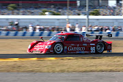 Jimmie Johnson driving the Gainsco Prototype