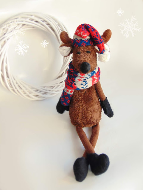 how to sew a decorative christmas reindeer