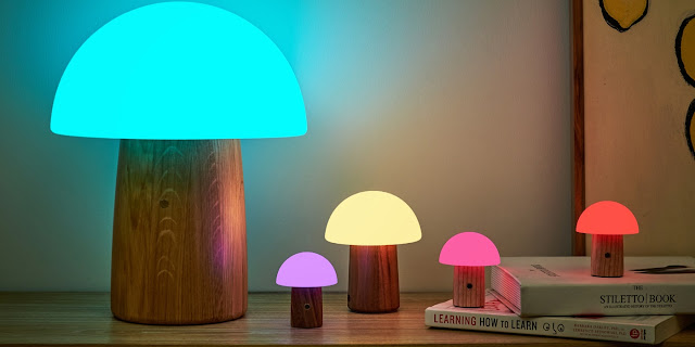 Introducing the Alice Mushroom Lamp Family by Gingko Design